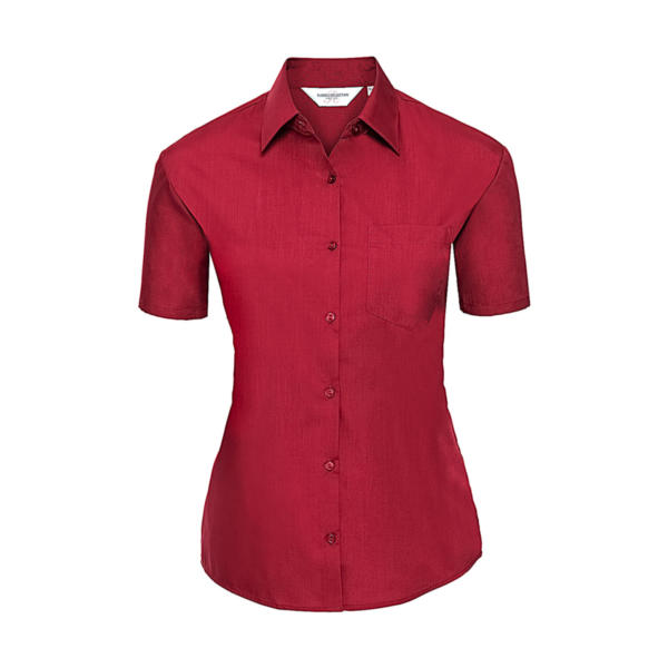 Ladies' Poplin Shirt - Classic Red