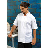 Short-Sleeved Chef's Jacket White XS