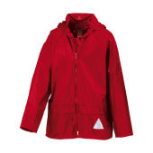 Junior Waterproof Jacket/Trouser Set - Red - L (9-10/140)