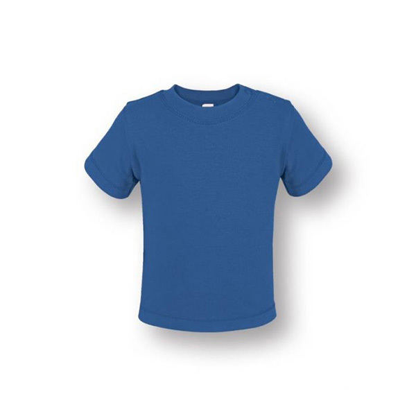 Biologisch kinder t-shirt korte mouw-Royal blue-86/92