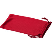 Clean microvezeltasje voor een zonnebril - Rood