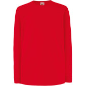 Kids Valueweight T Long-Sleeved T-shirt (61-007-0) Red 9-11 years