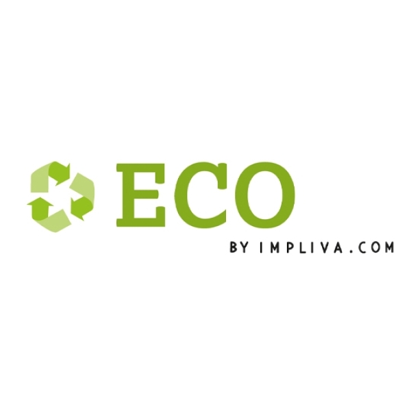ECO by IMPLIVA - ECO - Handopening - Windproof -  100 cm - Wit