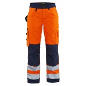 High Vis Oranje/Marineblauw