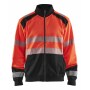 Sweatshirt met rits High Vis