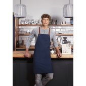 LS 37 Bib Apron Green-Generation , from Sustainable Material , Recycled Polyester - steel blue - Stck