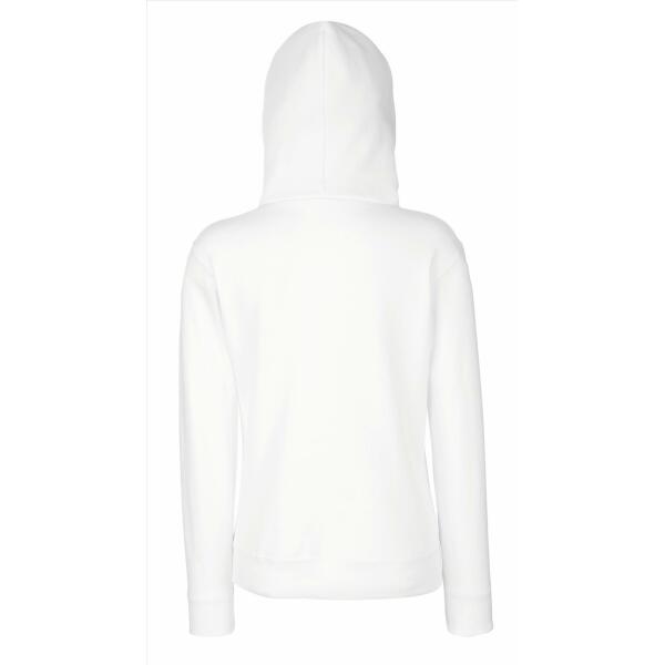 FOTL Lady-Fit Premium Hooded Sweat Jacket, White, XXL