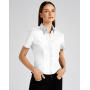 Women's Tailored Fit Premium Oxford Shirt SSL - White - 5XL