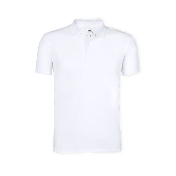 Volwassene Wit Polo Shirt Original