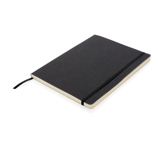 Deluxe B5 notitieboek soft cover XL, zwart