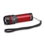 11025. metalen 1 W zaklamp met zoomfunctie