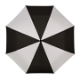IMPLIVA - Opvouwbaar - Handopening - Windproof -  100cm - Zwart / Wit
