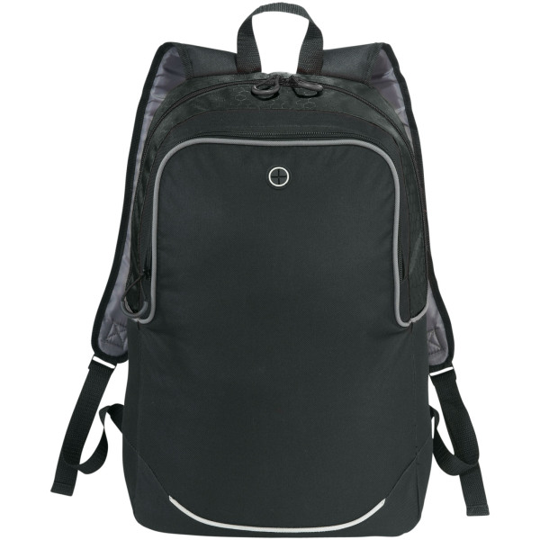 Benton 17" laptop backpack 20L - Solid black