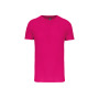 T-shirt BIO150 ronde hals kind Fuchsia 2/4 ans