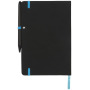 Noir Edge medium notitieboek - Zwart/Blauw