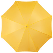 Lisa 23" auto open umbrella with wooden handle - Yellow