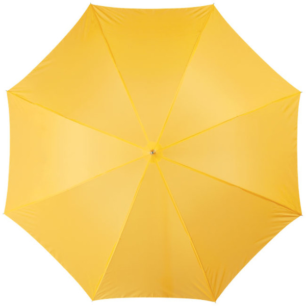 Lisa 23'' automatische paraplu met houten handvat - Geel