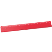 Recycling liniaal 16 cm rood