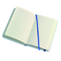 A6-notitieboekje AUTHOR blauw, wit