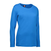 Interlock T-shirt | long-sleeved | women - Turquoise, S