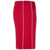 JN387 Basic Team Shorts rood/wit S