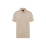 PM 6 Men's Workwear Polo Shirt Modern-Flair, from Sustainable Material , 51% GRS Certified Recycled Polyester / 47% Conventional Cotton / 2% Conventional Elastane - sand - 3XL