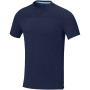 Borax Heren T-shirt met korte mouwen, cool fit, GRS gerecycled - Navy - S