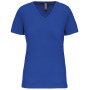 Dames-t-shirt BIO150IC V-hals Light Royal Blue 3XL