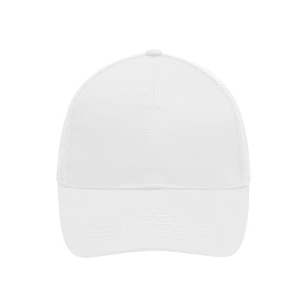 MB6216 6 Panel Air Mesh Cap - white - one size