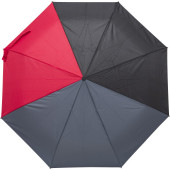 Pongee (190T) paraplu Rosalia rood