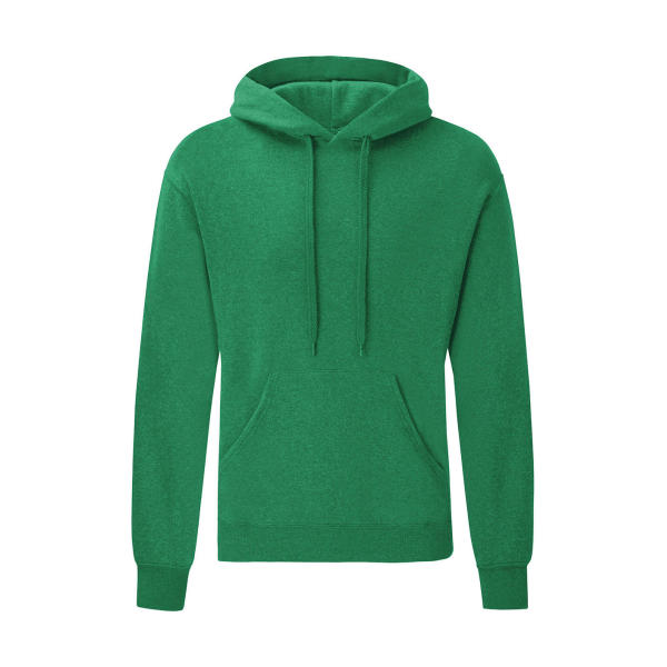 Classic Hooded Sweat - Heather Green - S