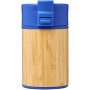 Arca 200 ml leak-proof copper vacuum insulated bamboo tumbler - Royal blue