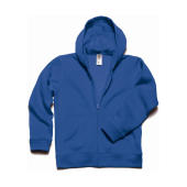 Hooded Full Zip/kids Sweat - Royal Blue - 3/4 (98/104)
