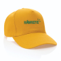 Impact AWARE™ 5 panel 280gr recycled katoenen cap, geel