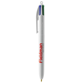 BIC® 4 Colours® balpen + Lanyard 4 Colours ballpen LP white_UP white_RI white