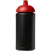 Baseline® Plus 500 ml drikkeflaske med kuppelformet låg - Ensfarvet sort/Rød