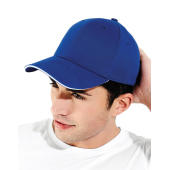 Athleisure 6 Panel Cap - White/Bright Royal - One Size