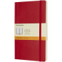 Moleskine Classic L softcover notitieboek - gelinieerd - Scarlet rood