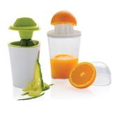 2-in-1 spiraalsnijder en fruitpers, wit 2-in-1 spiraalsnijder en fruitpers, wit
