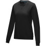 Jasper women’s GOTS organic GRS recycled crewneck sweater - Solid black - XS