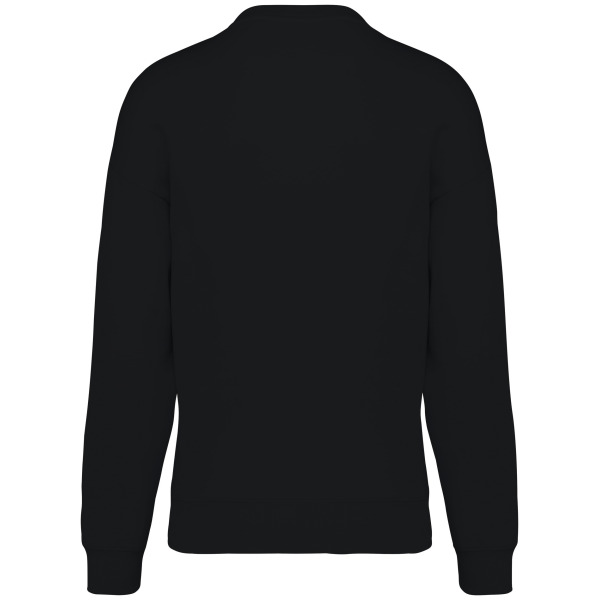 Ecologische oversized uniseks sweater met ronde hals Black 3XL