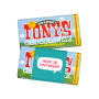 Tony's Chocolonely 180 gram met wikkel smal - Exclusive - Ben & Jerry's Wit Strawberry Cheesecake