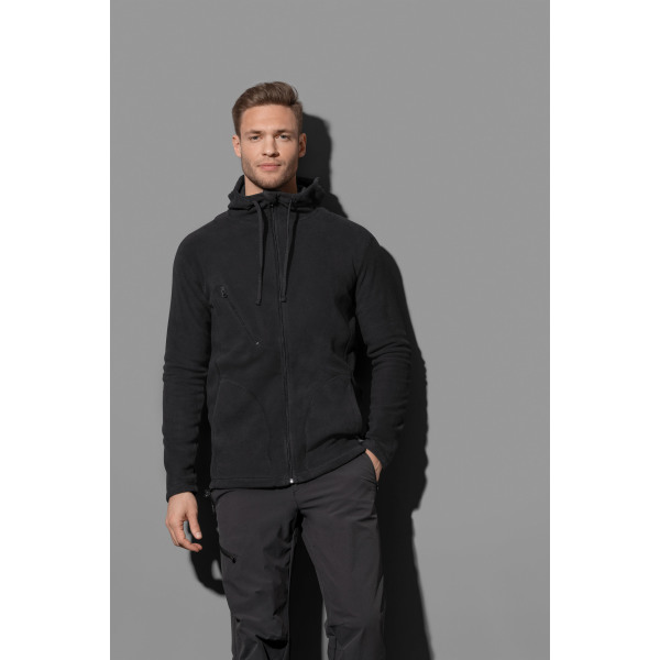 Stedman Polar Fleece Cardigan Hooded for him