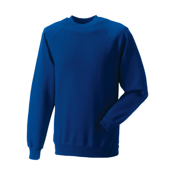 Classic Sweatshirt Raglan - Bright Royal - 4XL