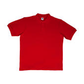 Cotton Polo Men - Red - 5XL