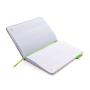 A5 jute notebook, green