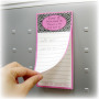Note Pad With Magnetic Strip