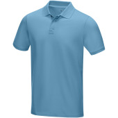 Graphite heren polo met korte mouwen GOTS biologisch textiel - NXT blauw - 3XL