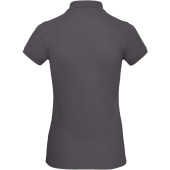 Ladies' organic polo shirt Dark Grey M