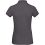 Ladies' organic polo shirt Dark Grey XS